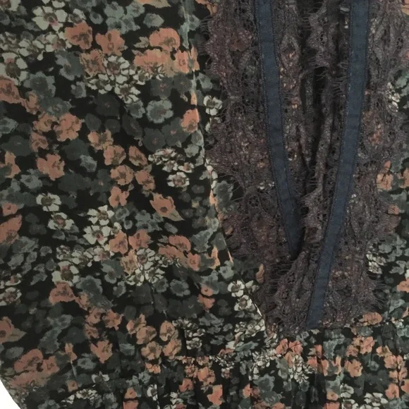 ROXY Chiffon Long Sleeve Dress - Picture 9 of 10